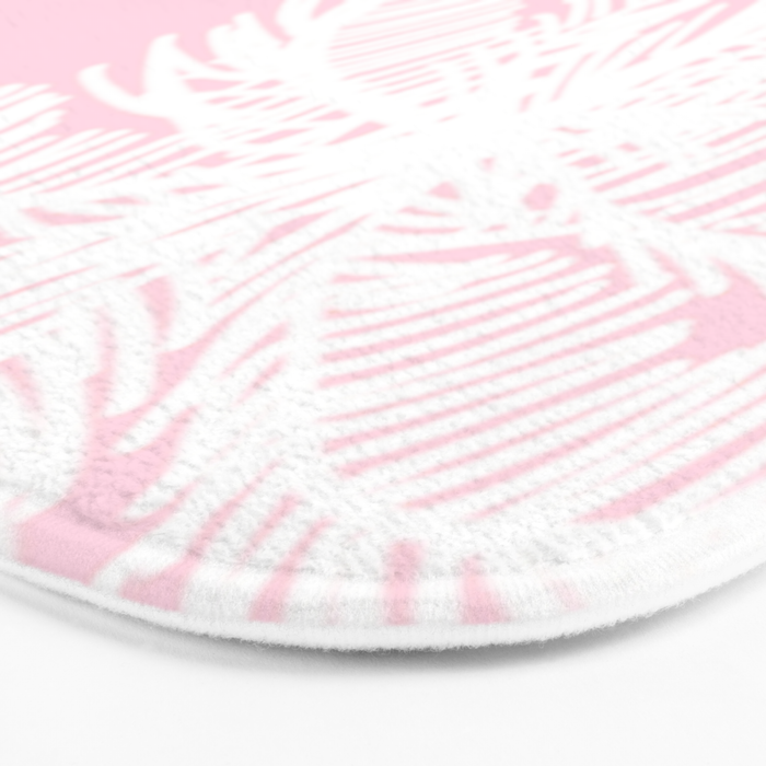 miami pink palms Bath Mat Gallery Image 3