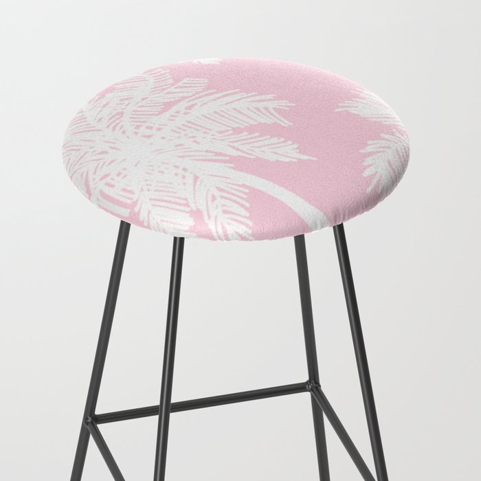 miami pink palms Stool Gallery Image 2