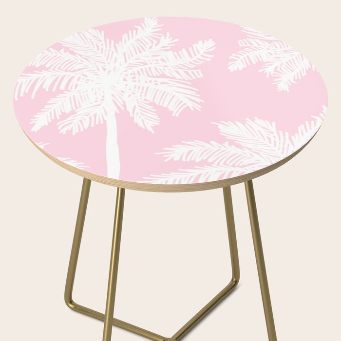 miami pink palms Side Table Gallery Image 2