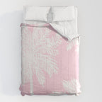 miami pink palms Comforter Gallery Image 6