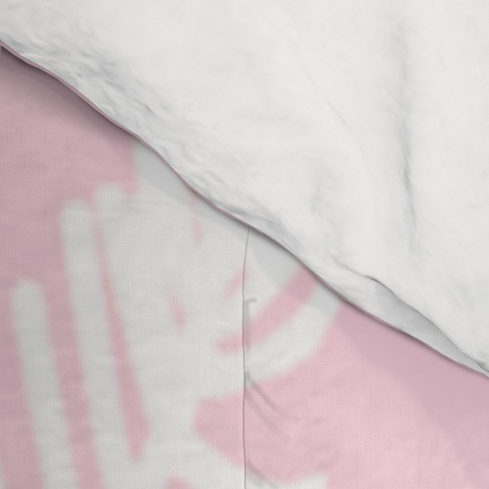 miami pink palms Comforter Gallery Image 4