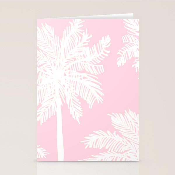 miami pink palms Stationery Card Gallery Image 2