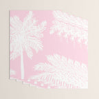 miami pink palms Wrapping Paper Gallery Image 3