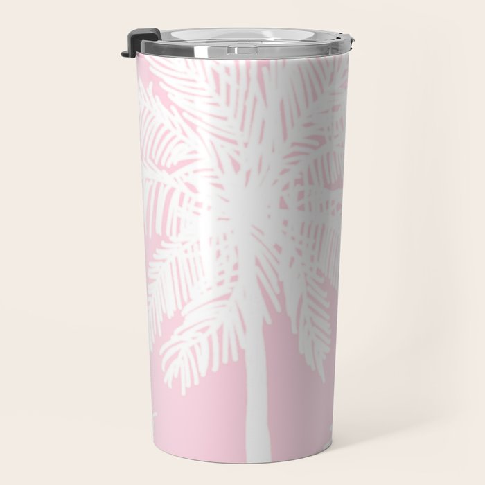miami pink palms Travel Mug Gallery Image 3