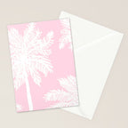 miami pink palms Stationery Card Gallery Image 2