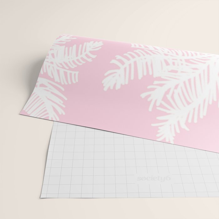 miami pink palms Wrapping Paper Gallery Image 2