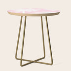 miami pink palms Side Table Gallery Image 1