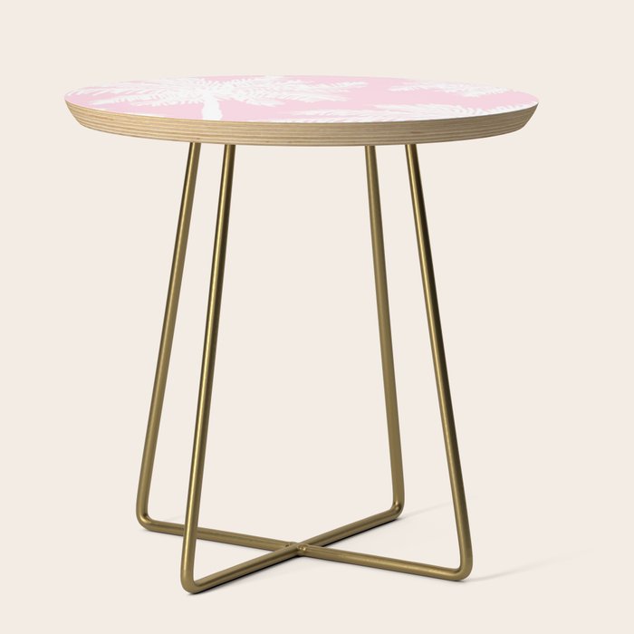 miami pink palms Side Table Gallery Image 1
