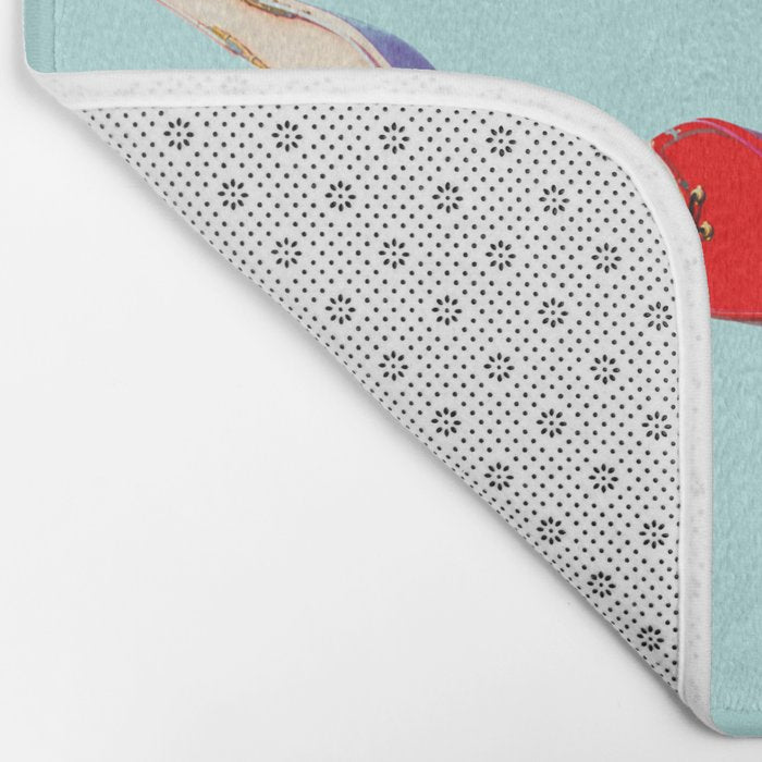 Swimmer Girls Bath Mat Gallery Image 2