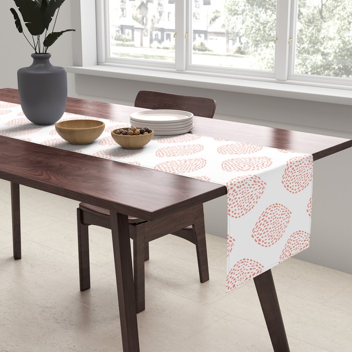 Seed Pods . Coral Table Runner Gallery Image 2