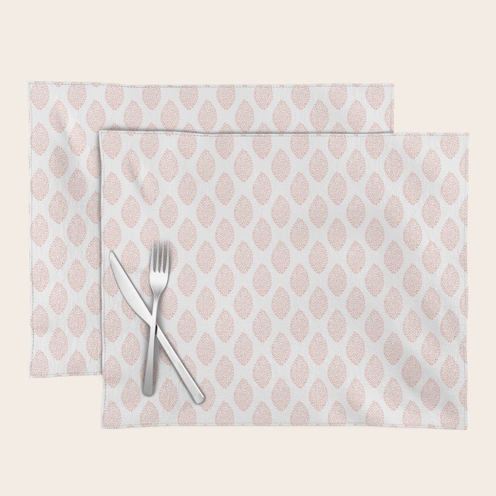 Seed Pods . Coral Placemat Gallery Image 1