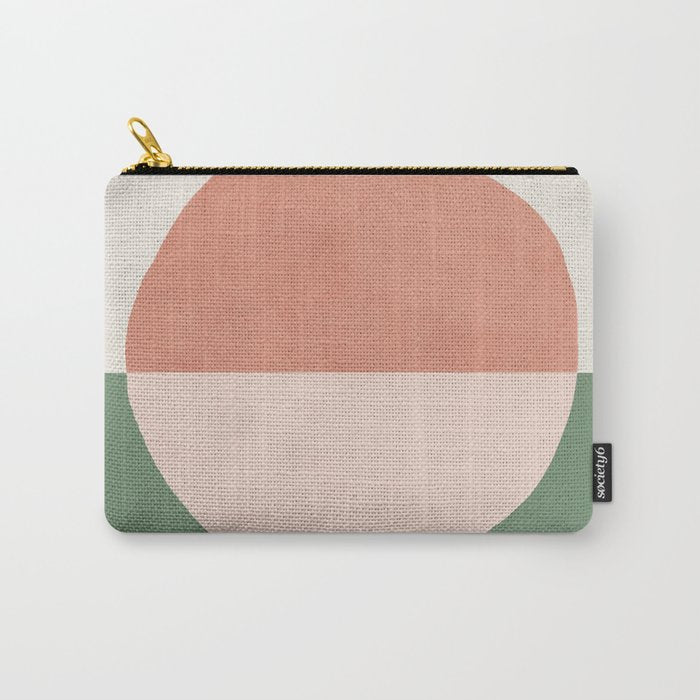 Horizon Abstract - Pink Carry All Pouch Gallery Image 1