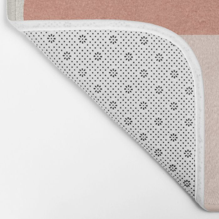 Horizon Abstract - Pink Bath Mat Gallery Image 2