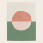 Horizon Abstract - Pink Poster Gallery Image 4