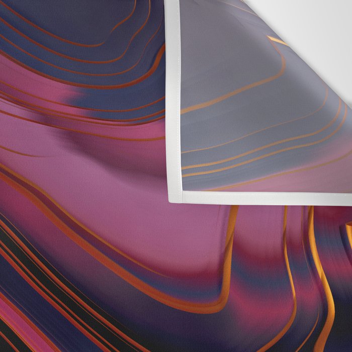 Plum Abstract Wall Tapestry Gallery Image 3