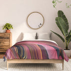Plum Abstract Comforter Gallery Image 3