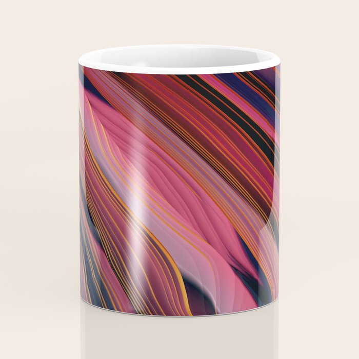 Plum Abstract Coffee Mug Gallery Image 4