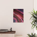 Plum Abstract Poster Gallery Image 2