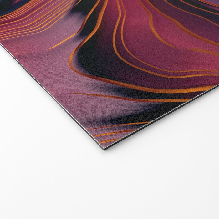 Plum Abstract Welcome Mat Gallery Image 2