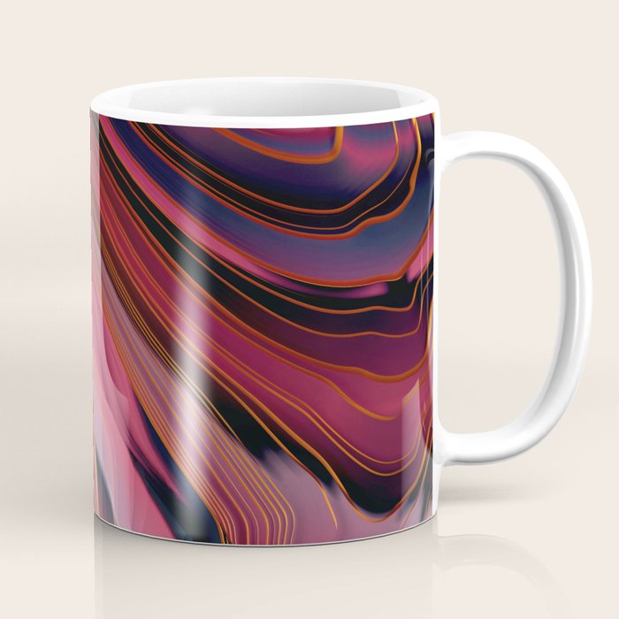 Plum Abstract Coffee Mug Gallery Image 1