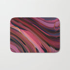 Plum Abstract Bath Mat Gallery Image 1