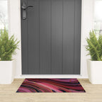 Plum Abstract Welcome Mat Gallery Image 3