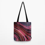Plum Abstract Tote Bag Gallery Image 2