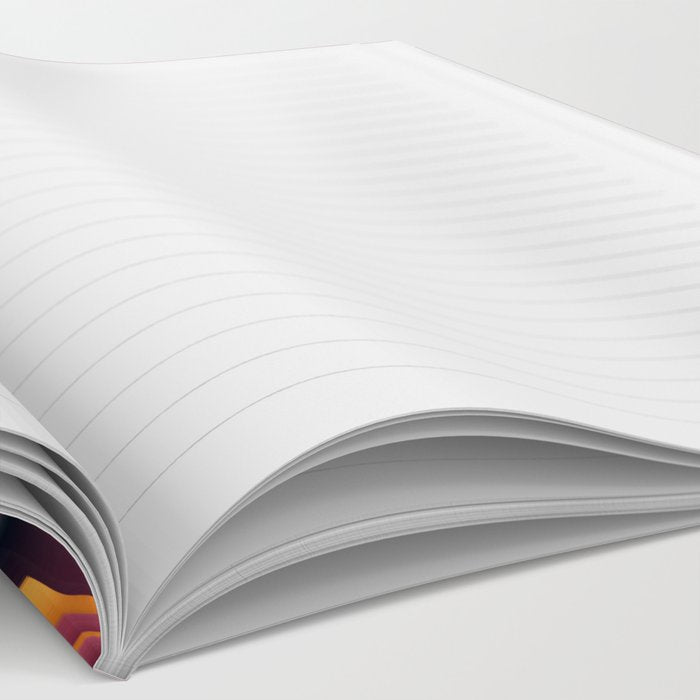 Plum Abstract Notebook Gallery Image 2