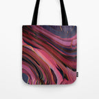 Plum Abstract Tote Bag Gallery Image 1