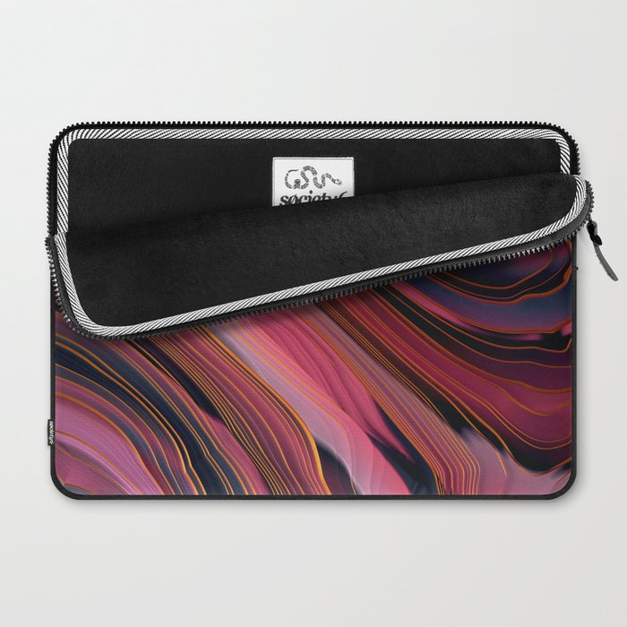 Plum Abstract Laptop Sleeve Gallery Image 2