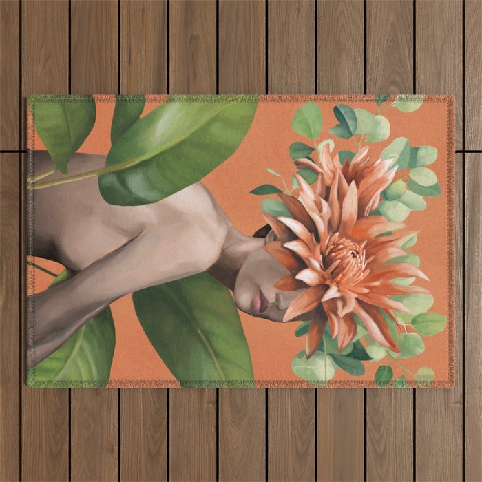 Veiled by Bloom 1 Outdoor Rug Gallery Image 1