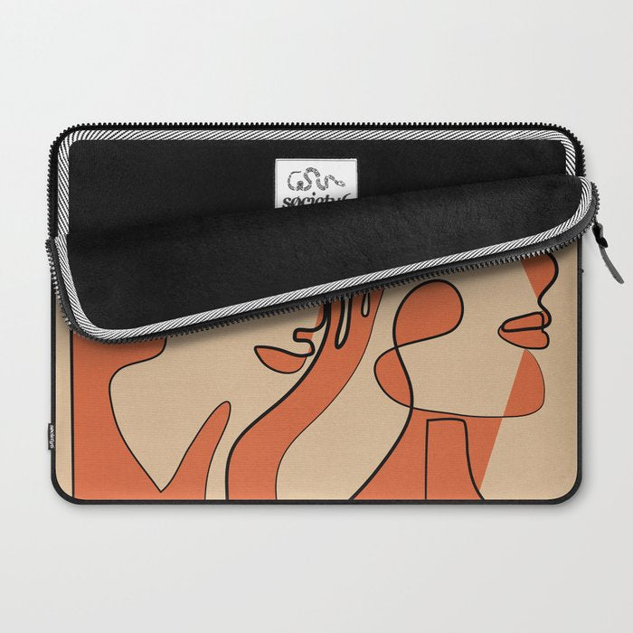 Abstract Faces 11 Laptop Sleeve Gallery Image 2