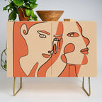 Abstract Faces 11 Credenza Gallery Image 1