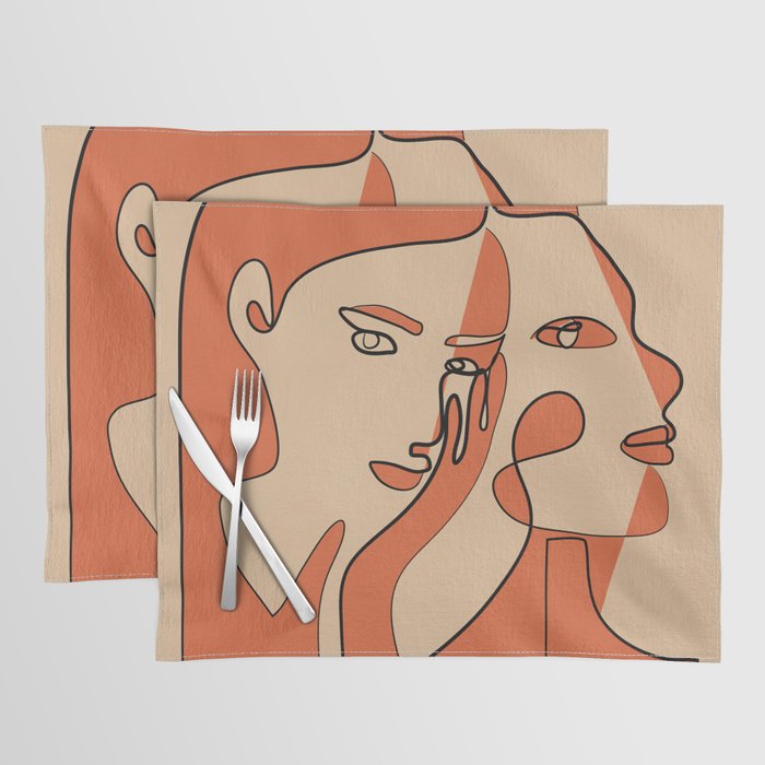 Abstract Faces 11 Placemat Gallery Image 1