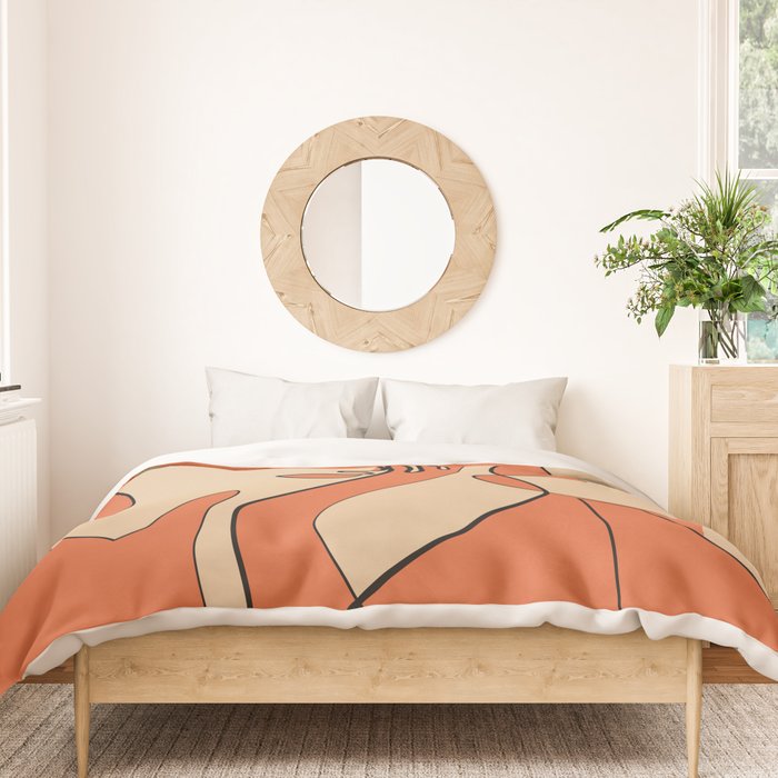 Abstract Faces 11 Duvet Cover Gallery Image 3