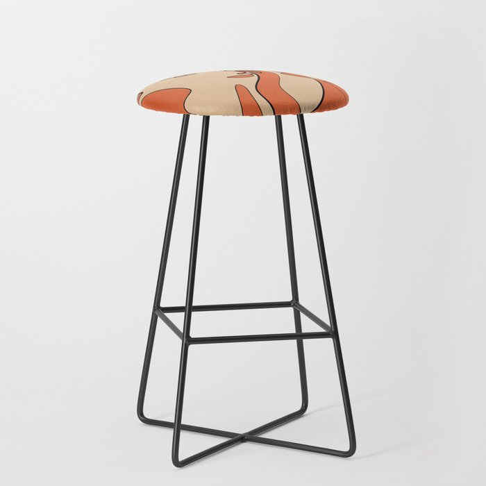Abstract Faces 11 Stool Gallery Image 1