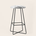 Ski Lift Moon Break // Riding the Mountain at Copper Colorado Luna Sky Peeking Foggy Clouds Stool Gallery Image 1