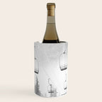 Ski Lift Moon Break // Riding the Mountain at Copper Colorado Luna Sky Peeking Foggy Clouds Wine Chiller Gallery Image 1