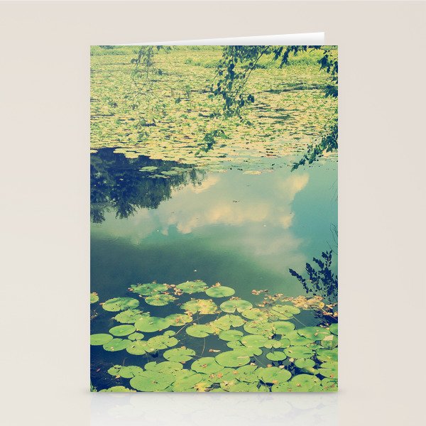 Lily Pad Pond Stationery Card Gallery Image 1