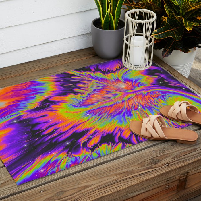 And The Rain Comes Outdoor Rug Gallery Image 2