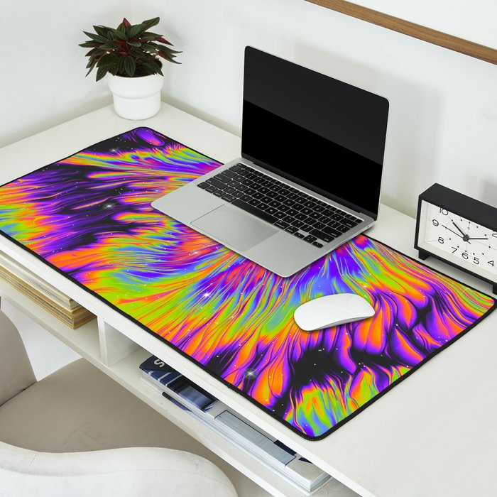 And The Rain Comes Desk Mat Gallery Image 2