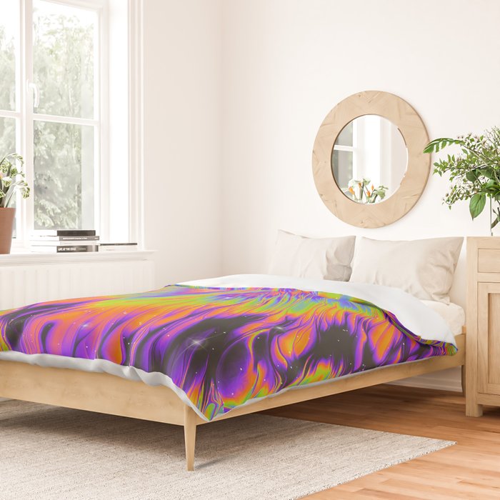 And The Rain Comes Duvet Cover Gallery Image 2