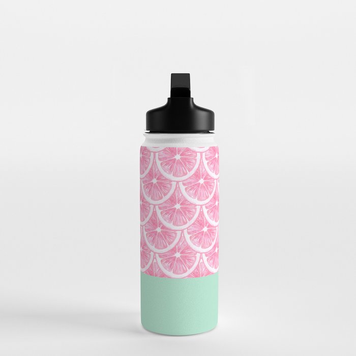 Zesty splice - pink grapefruit Water Bottle Gallery Image 3
