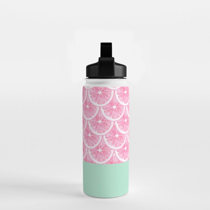 Zesty splice - pink grapefruit Water Bottle Gallery Image 2