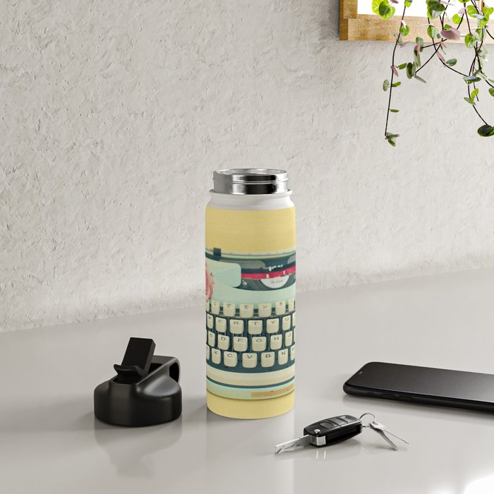 The Typewriter Water Bottle Gallery Image 4