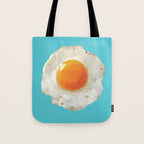 Fried Egg Polygon Art Tote Bag Gallery Image 1