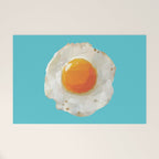 Fried Egg Polygon Art Welcome Mat Gallery Image 1