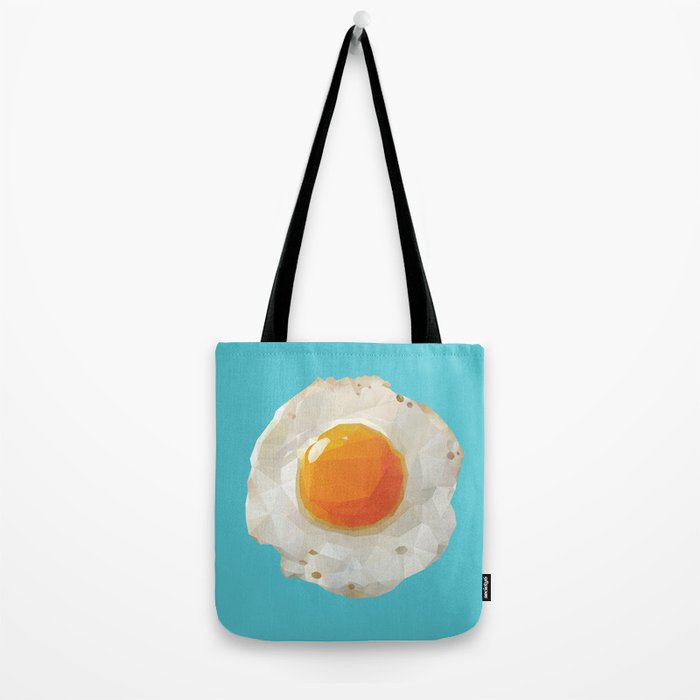 Fried Egg Polygon Art Tote Bag Gallery Image 2