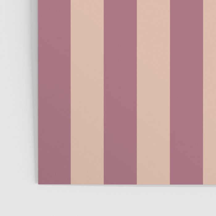 Dusty Rose Striped Poster Gallery Image 3