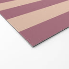 Dusty Rose Striped Welcome Mat Gallery Image 2
